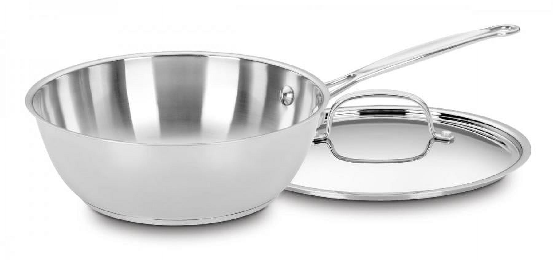 Cuisinart Chef's Classic Stainless Cookware 3 Quart Chef's Pan with Cover