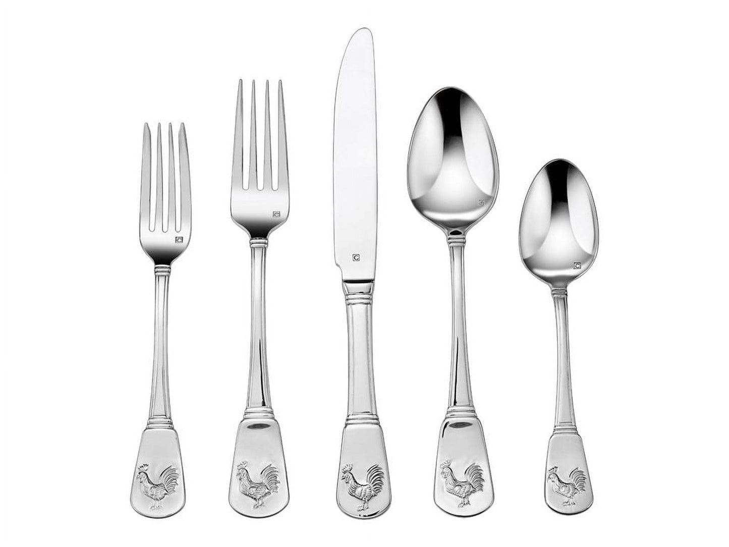 Cuisinart Elite French Rooster 20-Piece Flatware Set