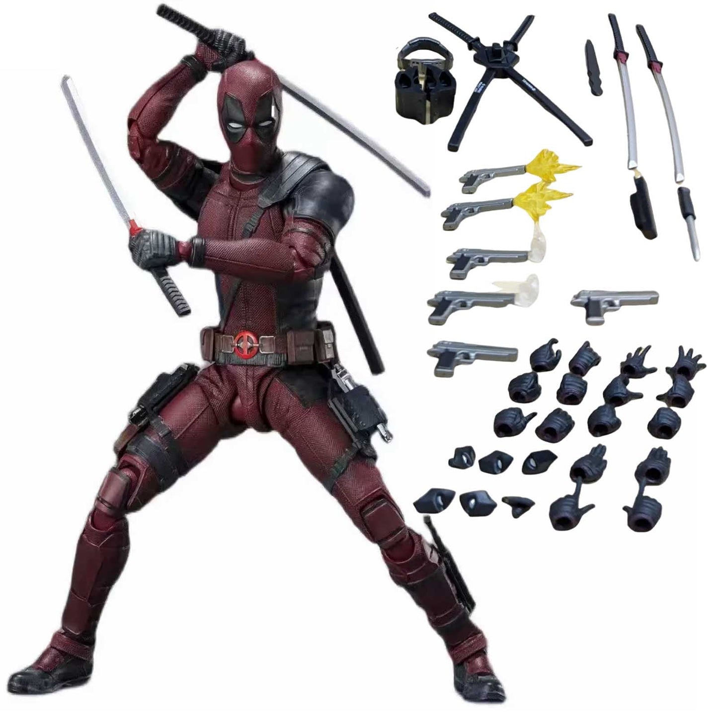 Dead pool 2 Action Figure 6-Inch Simple Style Heroic Action SHFiguarts Moveable Joints PVC Figures Figurine Toys in Boxs