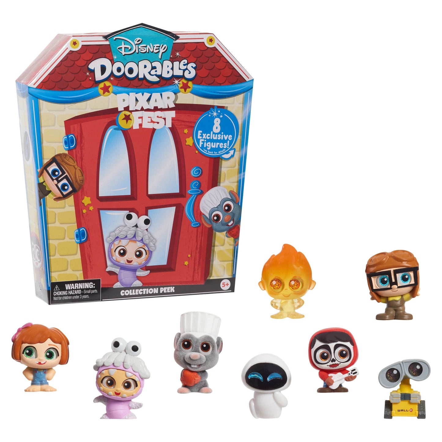 Disney Doorables Pixar Fest Collection Peek, Officially Licensed Kids Toys for Ages 5 Up, Gifts and Presents