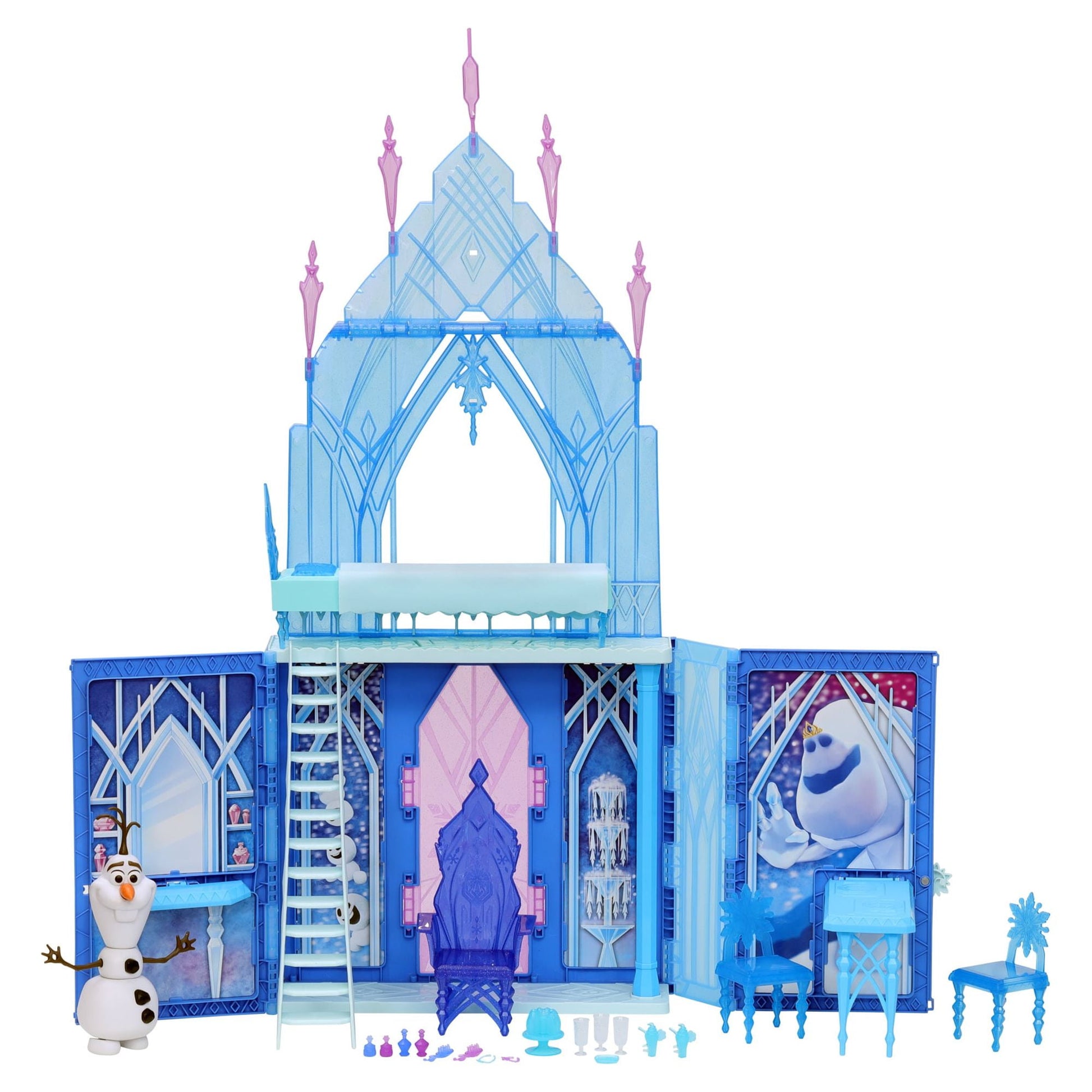 Disney Frozen: Elsa's Fold and Go Ice Palace Doll Playset