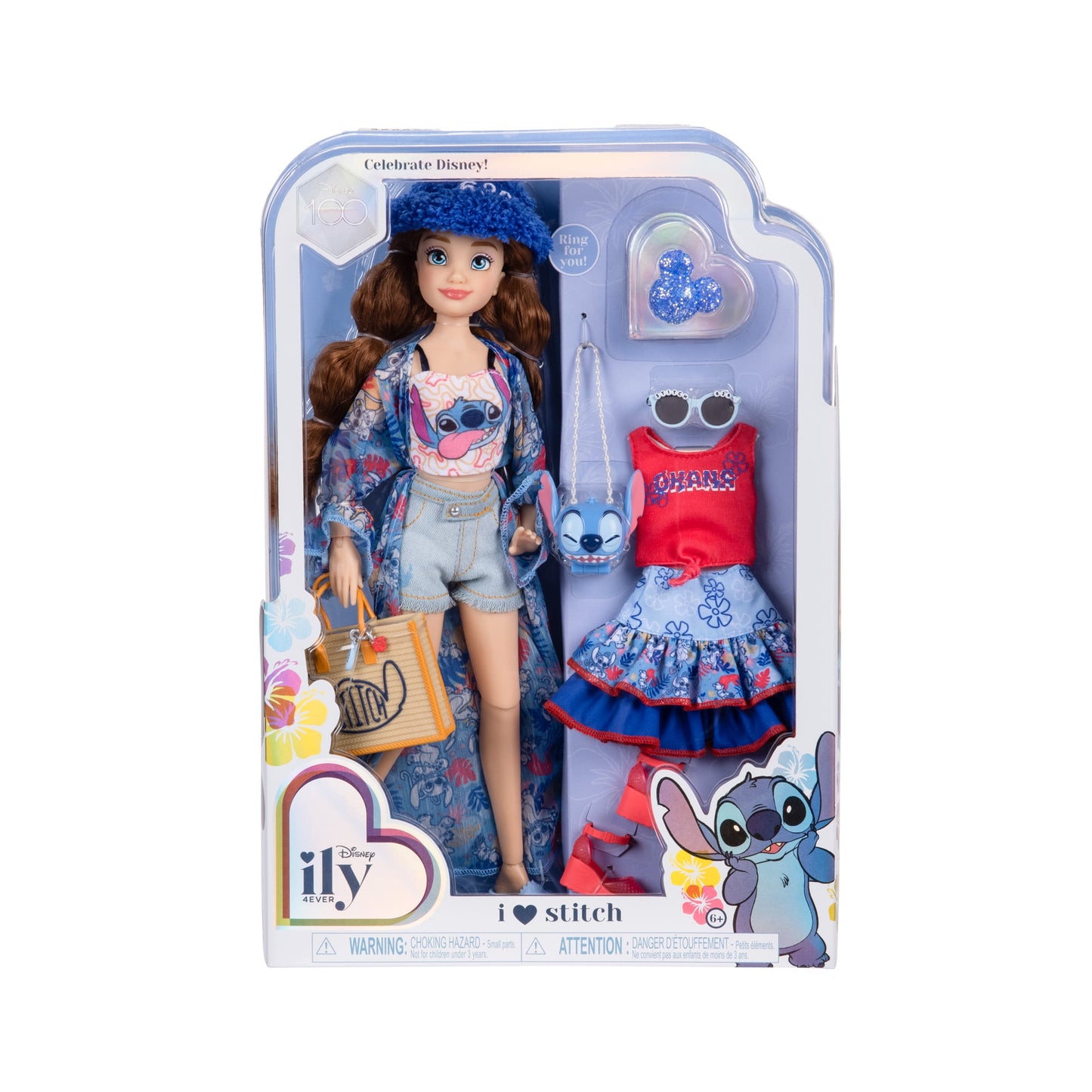 Disney Ily 4EVER I Love Stitch 12 inch Fashion Forward Doll with Brunette Hair and 2 Gorgeous Fashion Outfits