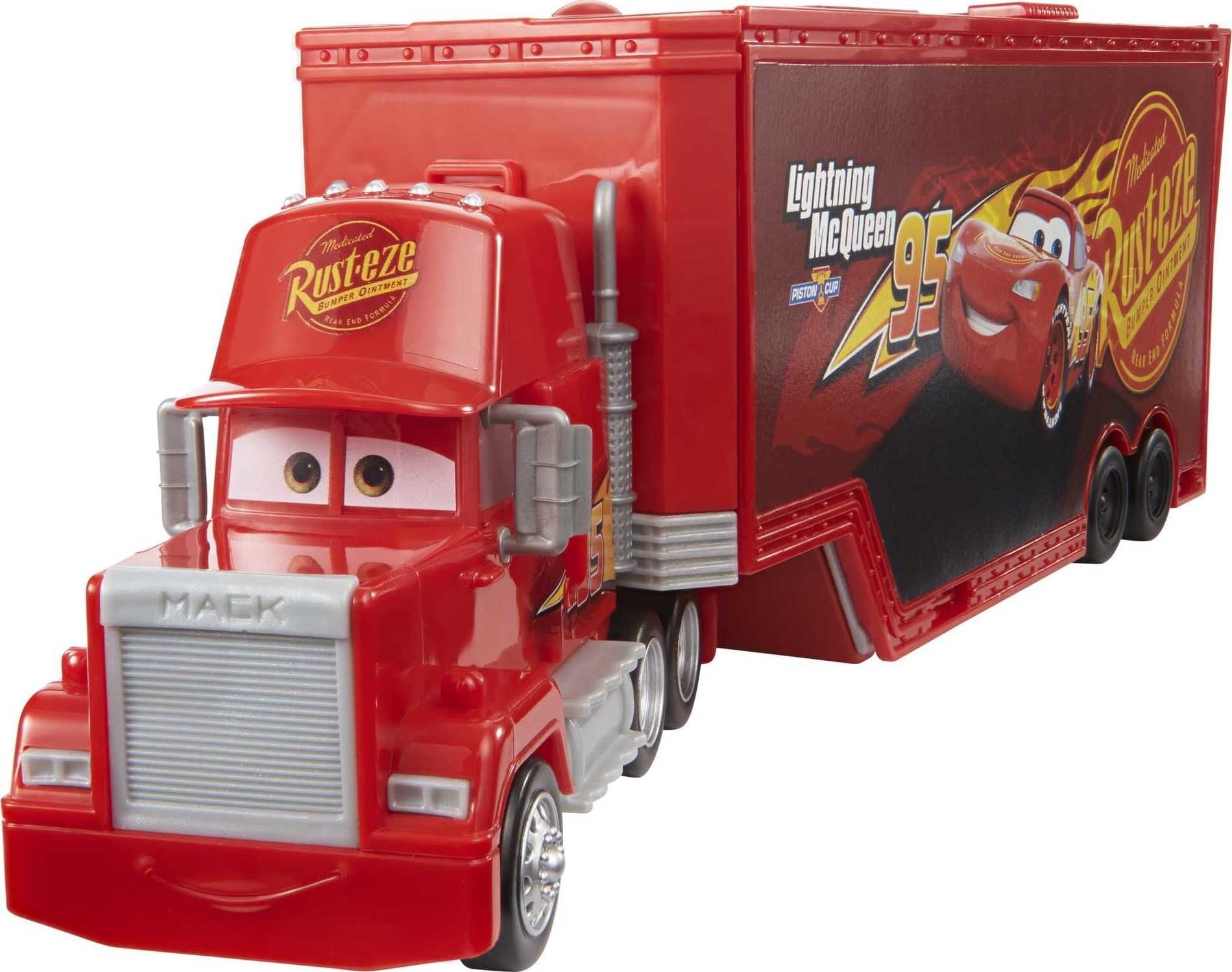 Disney Pixar Cars Transforming Mack Playset, 2-in-1 toy Truck & Tune-Up Station