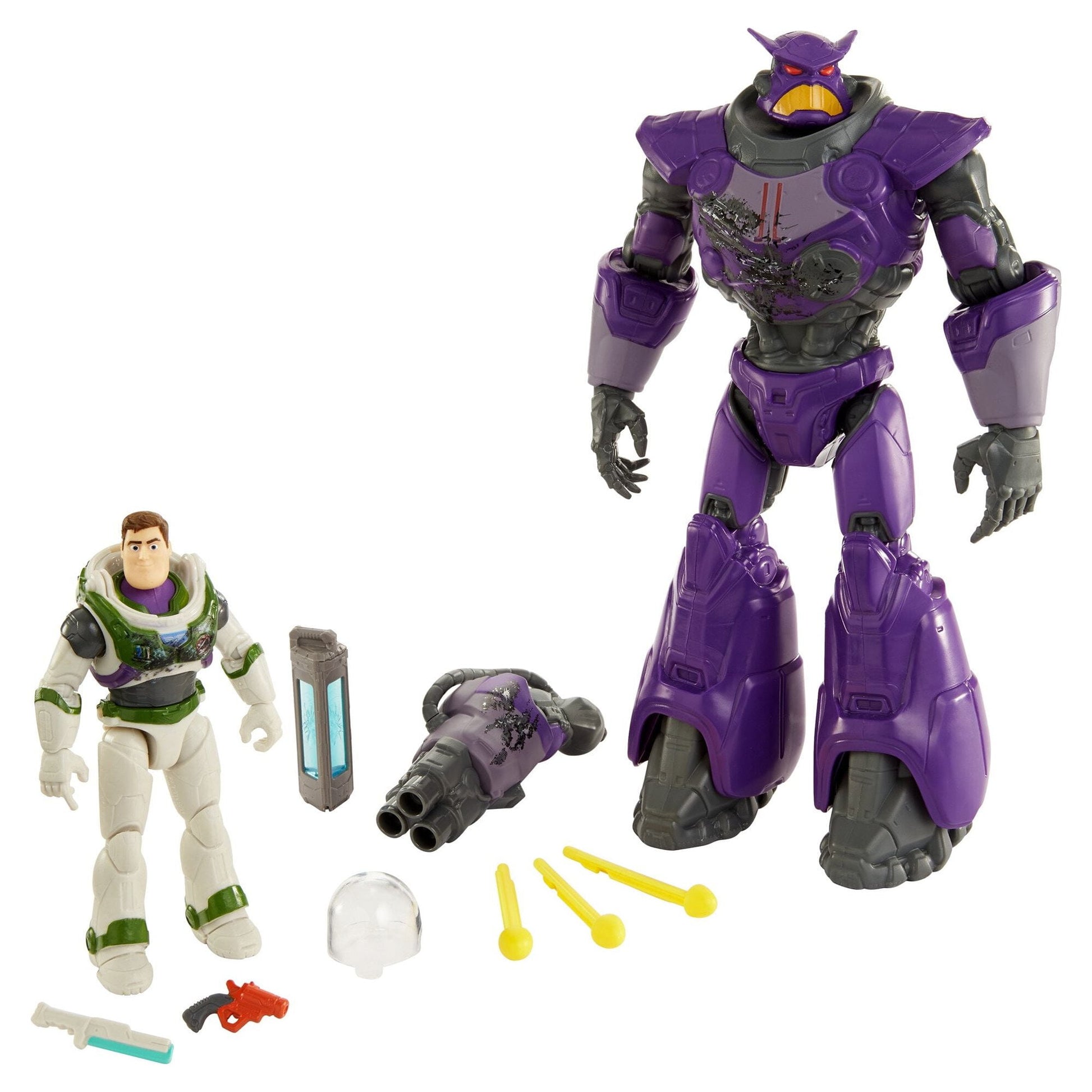 Disney and Pixar Lightyear Crystal Grade Buzz Lightyear Vs. Zurg Clash Toy Pack, Movie Collectible