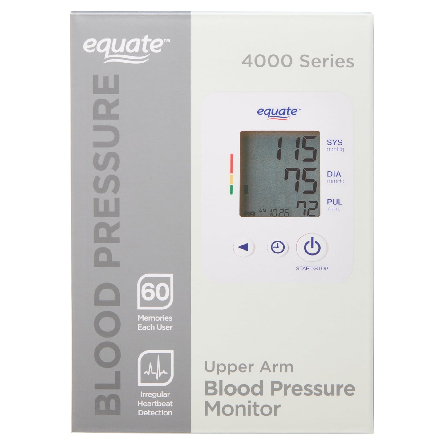 Equate 4000 Series Upper Arm Blood Pressure Monitor