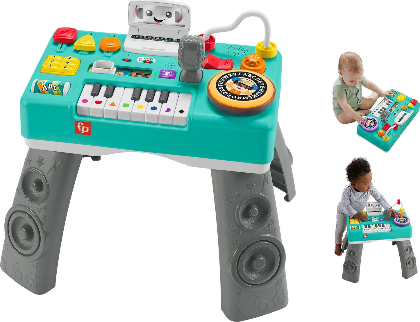 Fisher-Price Laugh and Learn Mix & Learn DJ Activity Table, Baby & Toddler Toys for 6-36 Months