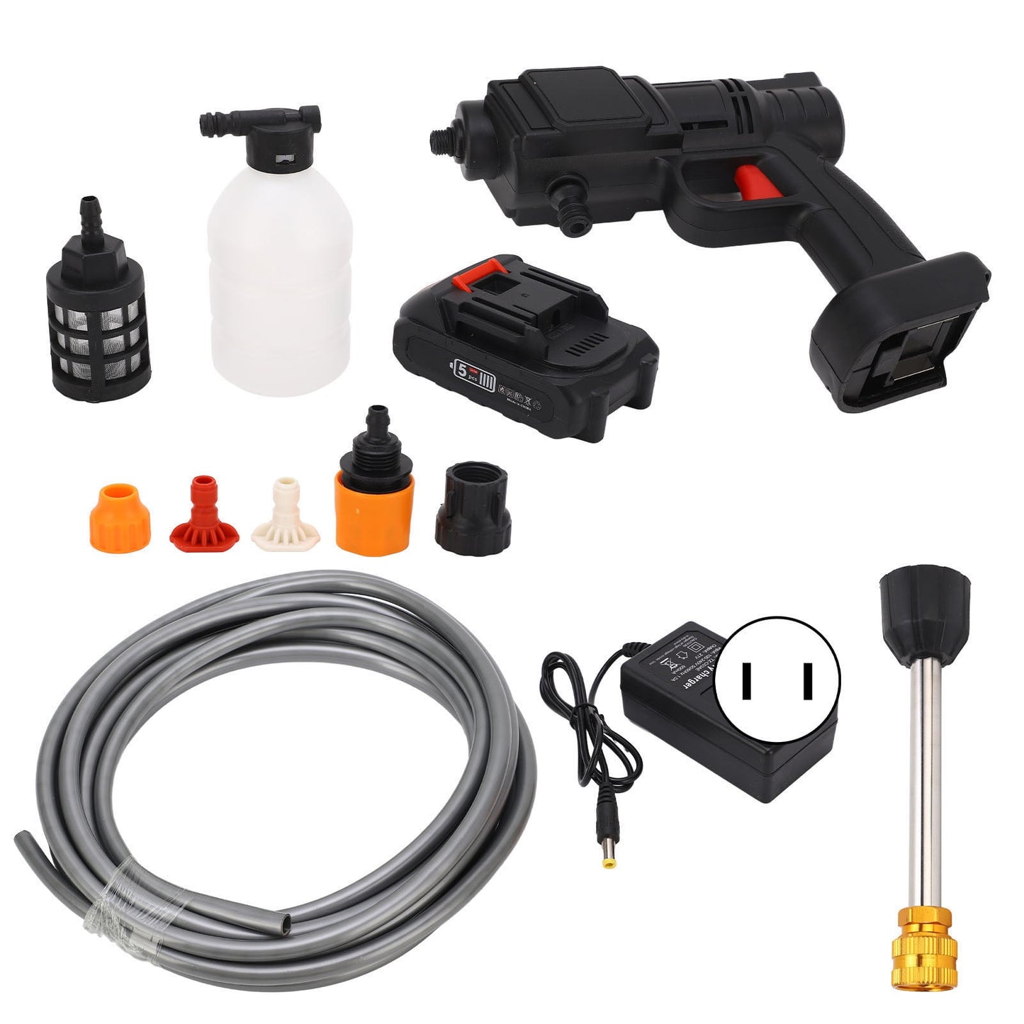 Flash Sale Cordless Car High Pressure Washer Multifunctional Electric Portable Pressure Washer 100?240V US Plug