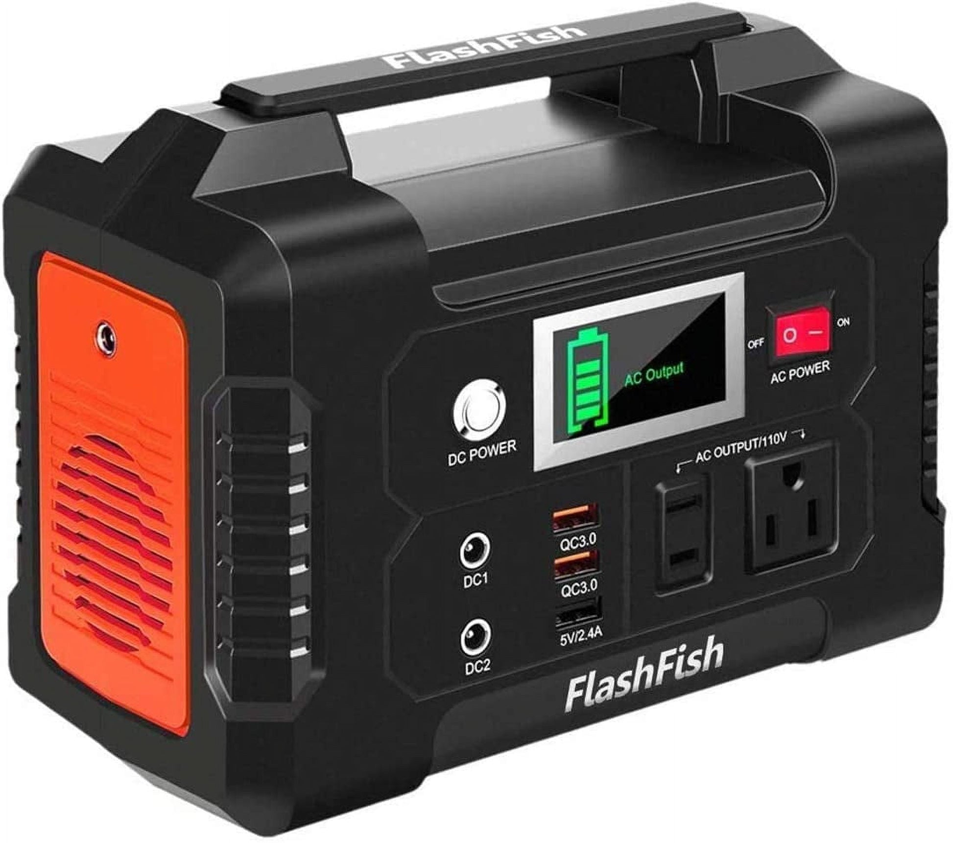 Flashfish 200W Portable Power Station, 40800mAh Solar Generator, Portable Generator for Camping Travel Emergency