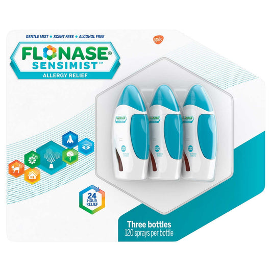 Flonase Sensimist Allergy Relief, 3 Bottles