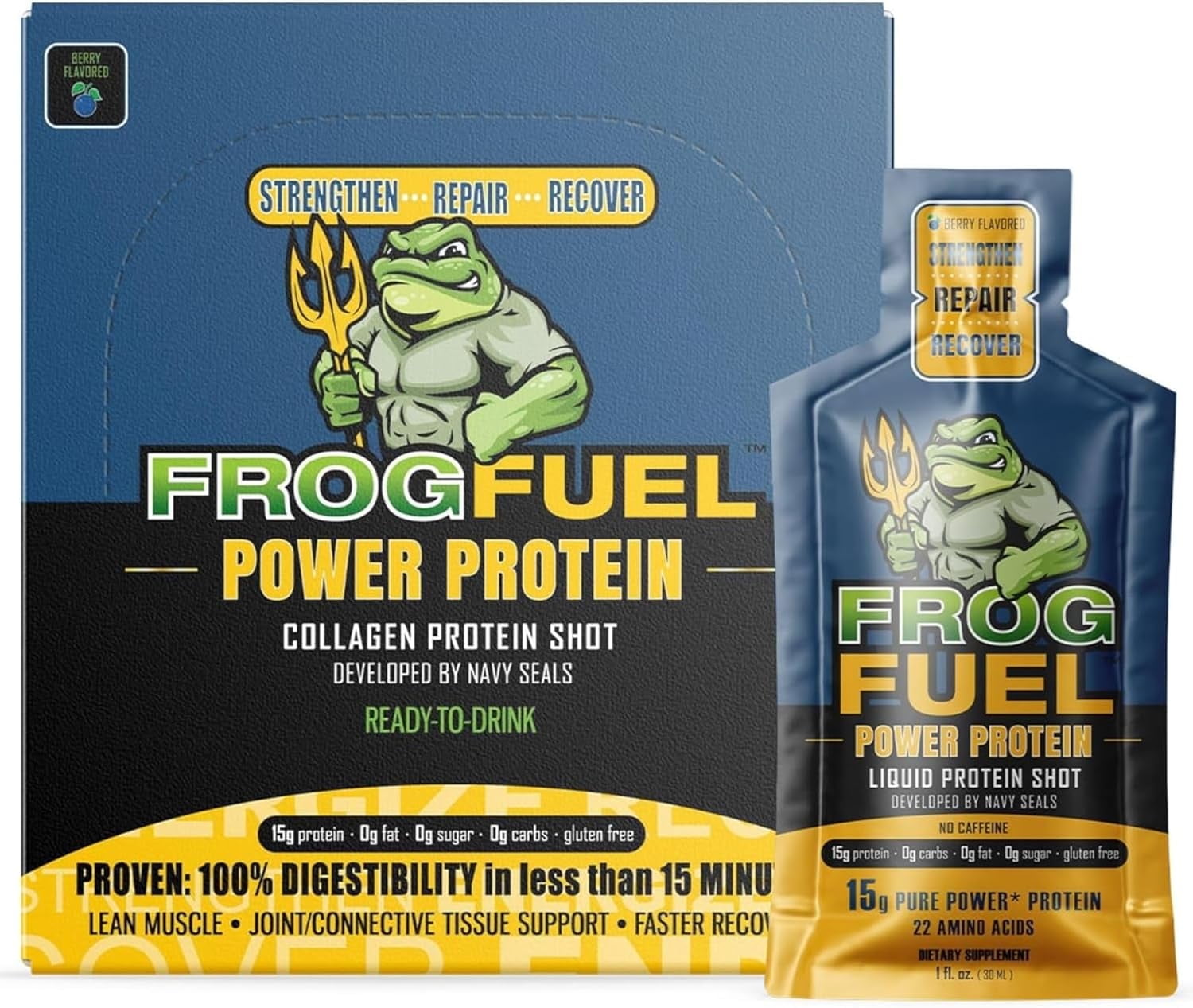 Frog Fuel Power Protein - 24 Pack - Berry