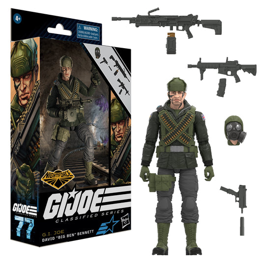 G.I. Joe: Classified Series David "Big Ben" Bennett Kids Toy Action Figure for Boys and Girls Ages 4 5 6 7 8 and Up (6”)