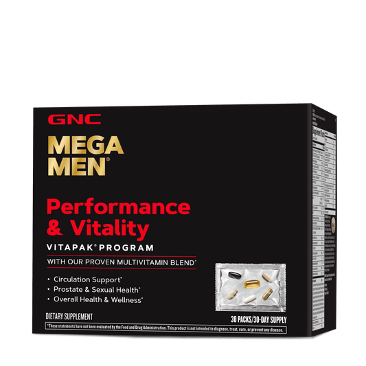 GNC Mega Men Performance and Vitality Vitapak Program - 30 Vitapaks