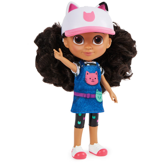 Gabby's Dollhouse, 8-inch Gabby Girl Travel Doll, Toys for Kids Ages 3 and Up