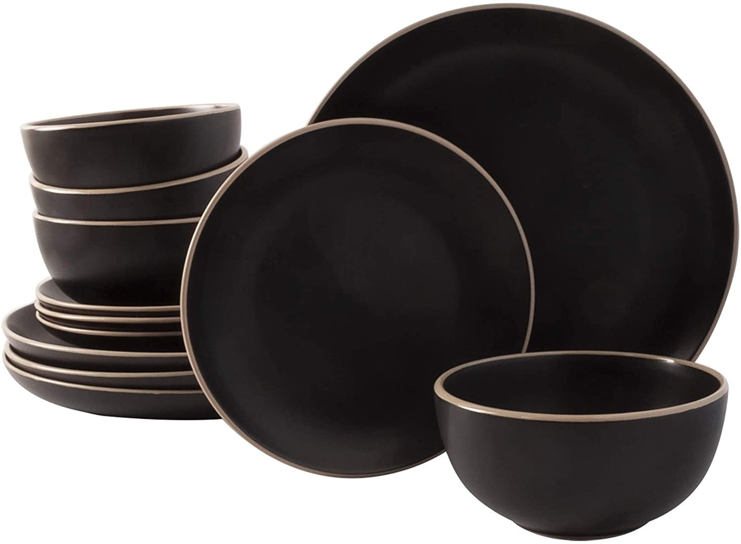 Gibson Home Remi 12pc Dinnerware Set - White