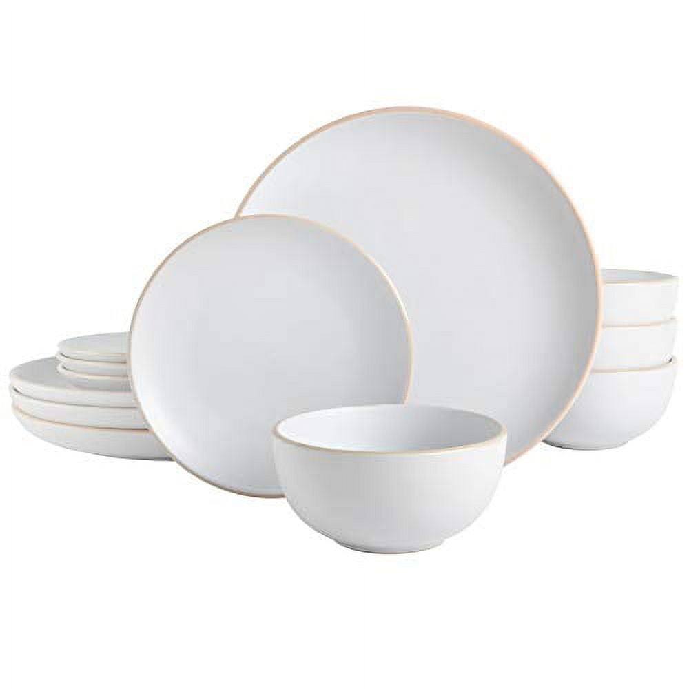 Gibson Home Remi 12pc Dinnerware Set - White