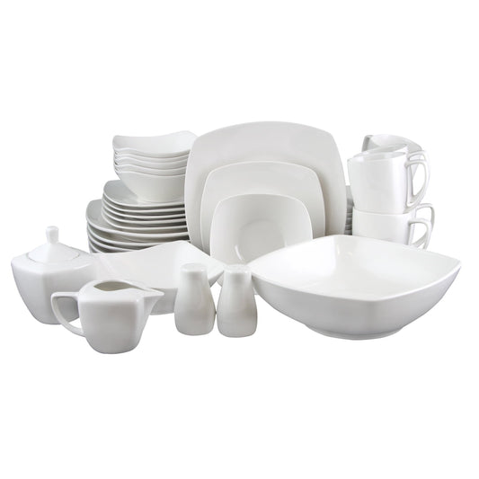 Gibson Zen Buffet ware 39 Piece Dinnerware Set