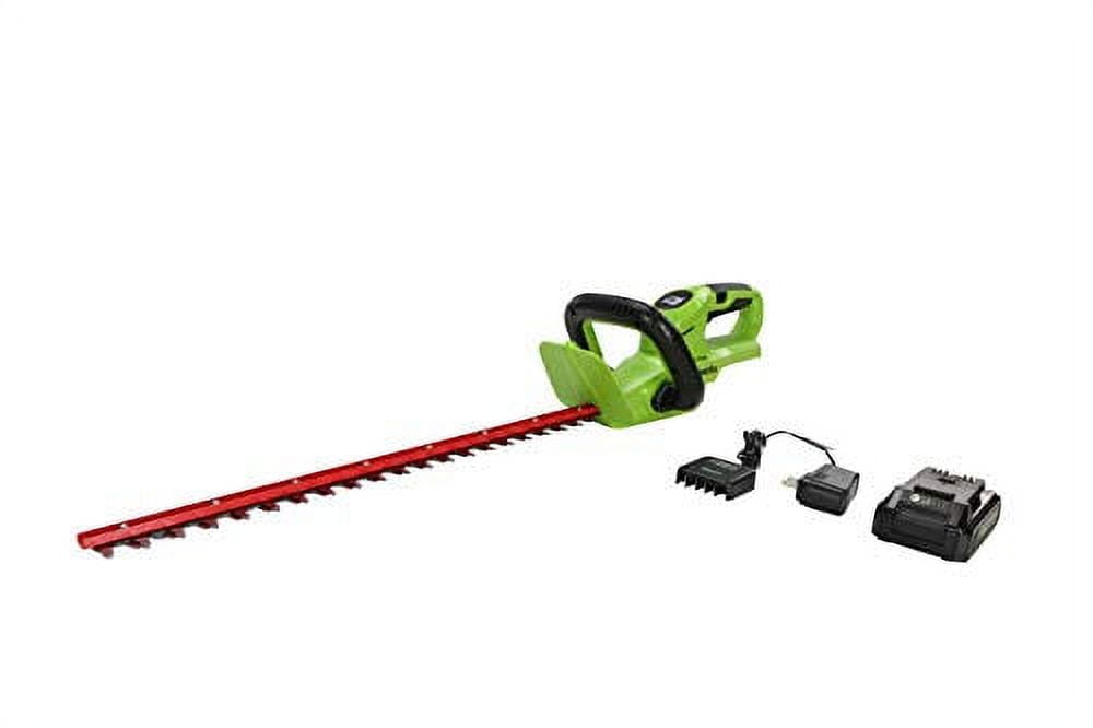 Greenworks 24V 22" Hedge Trimmer with 1.5Ah Battery & Charger 2205402