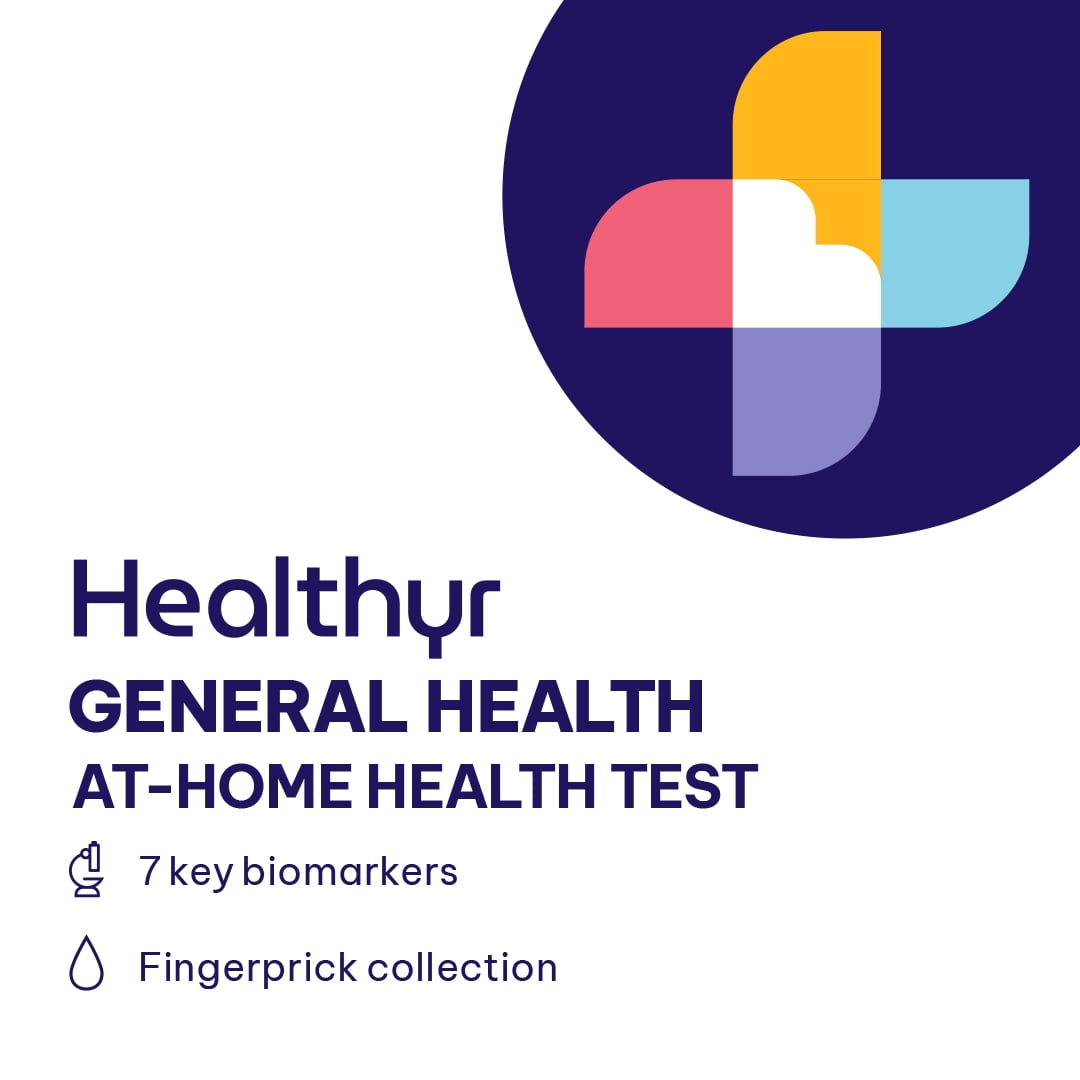 Healthyr 8 Panel General Health At-Home Test with Lab Fee Included