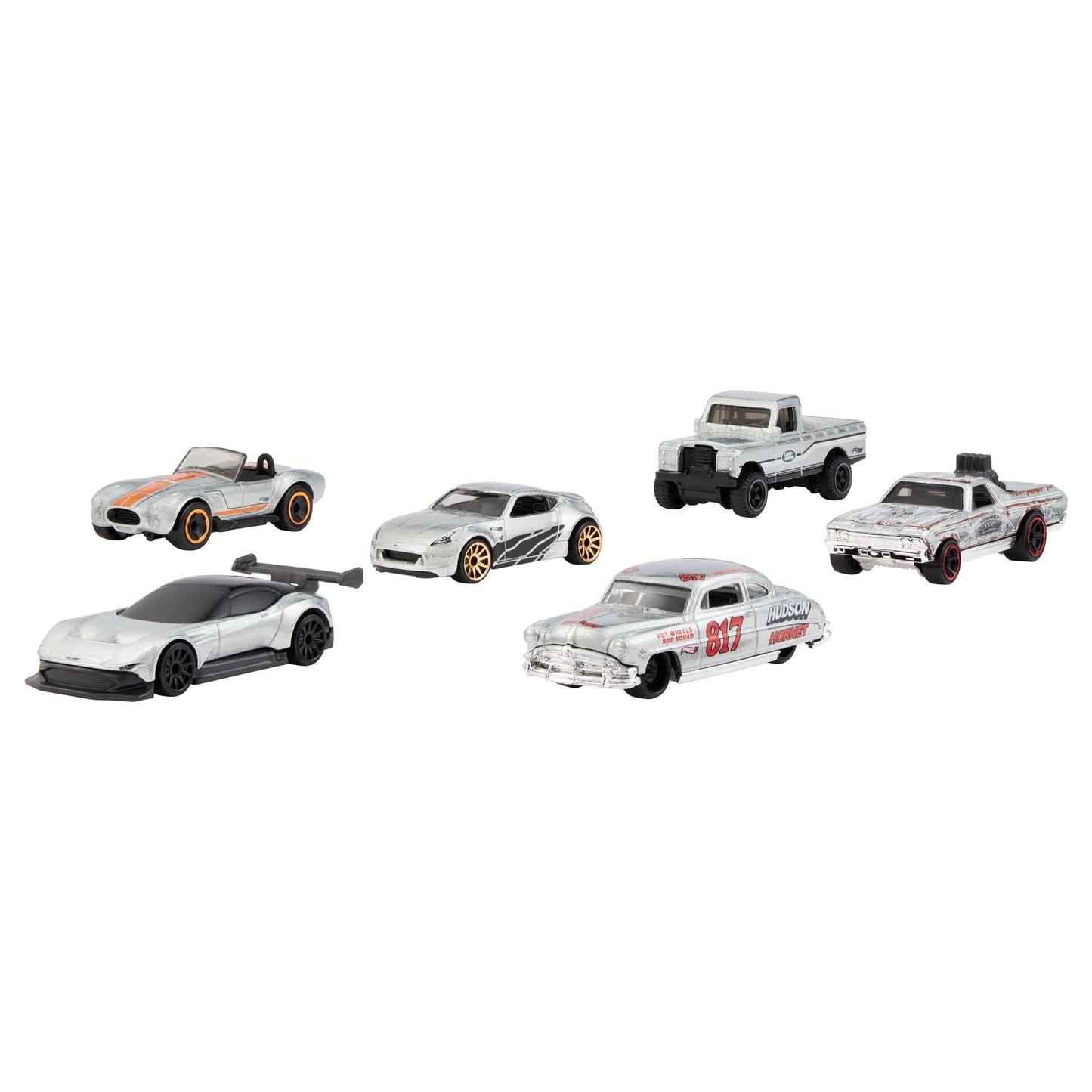 Hot Wheels Zamac Multipacks of 6 Toy Cars, Gift For Kids & Collectors