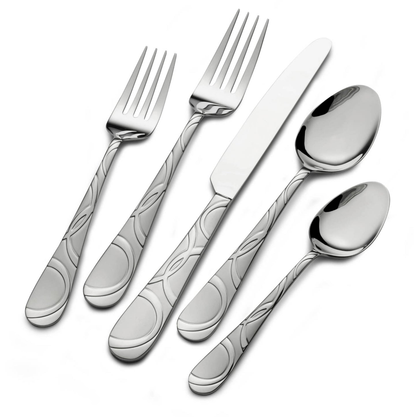 International Silver Garland Frost 20-piece Stainless Flatware Set