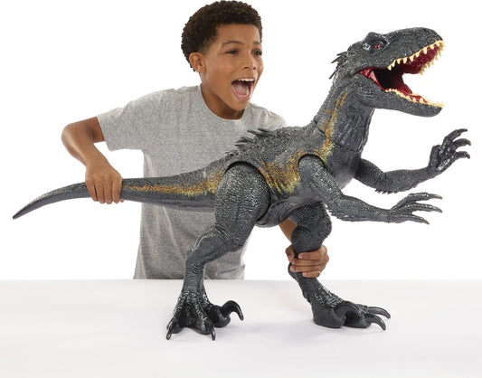 Jurassic World: Fallen Kingdom Dinosaur Toy, Super Colossal Indoraptor Figure