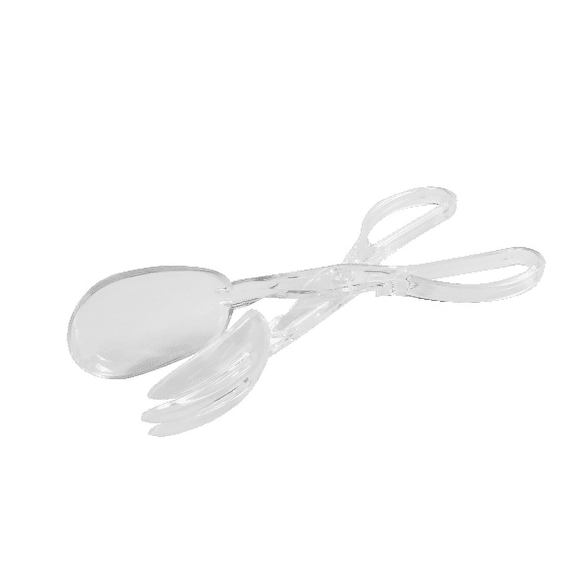 Karat 11" PS Plastic Serving Salad Tong - 24 ct