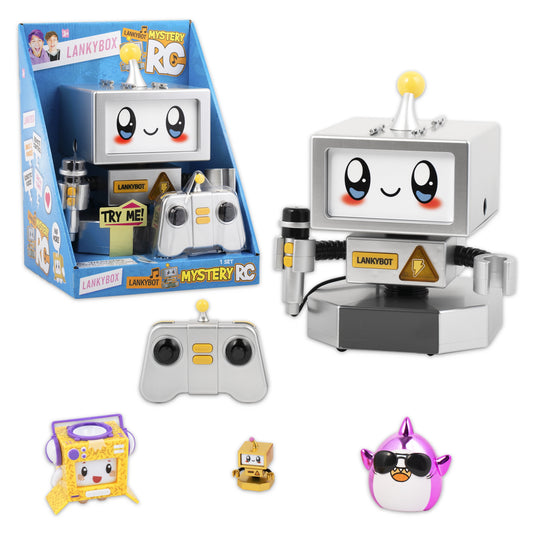 LankyBox LankyBot Mystery RC – Brand New Mystery RC with Surprise Toys to Discover inside, Officially Licensed LankyBox Merch