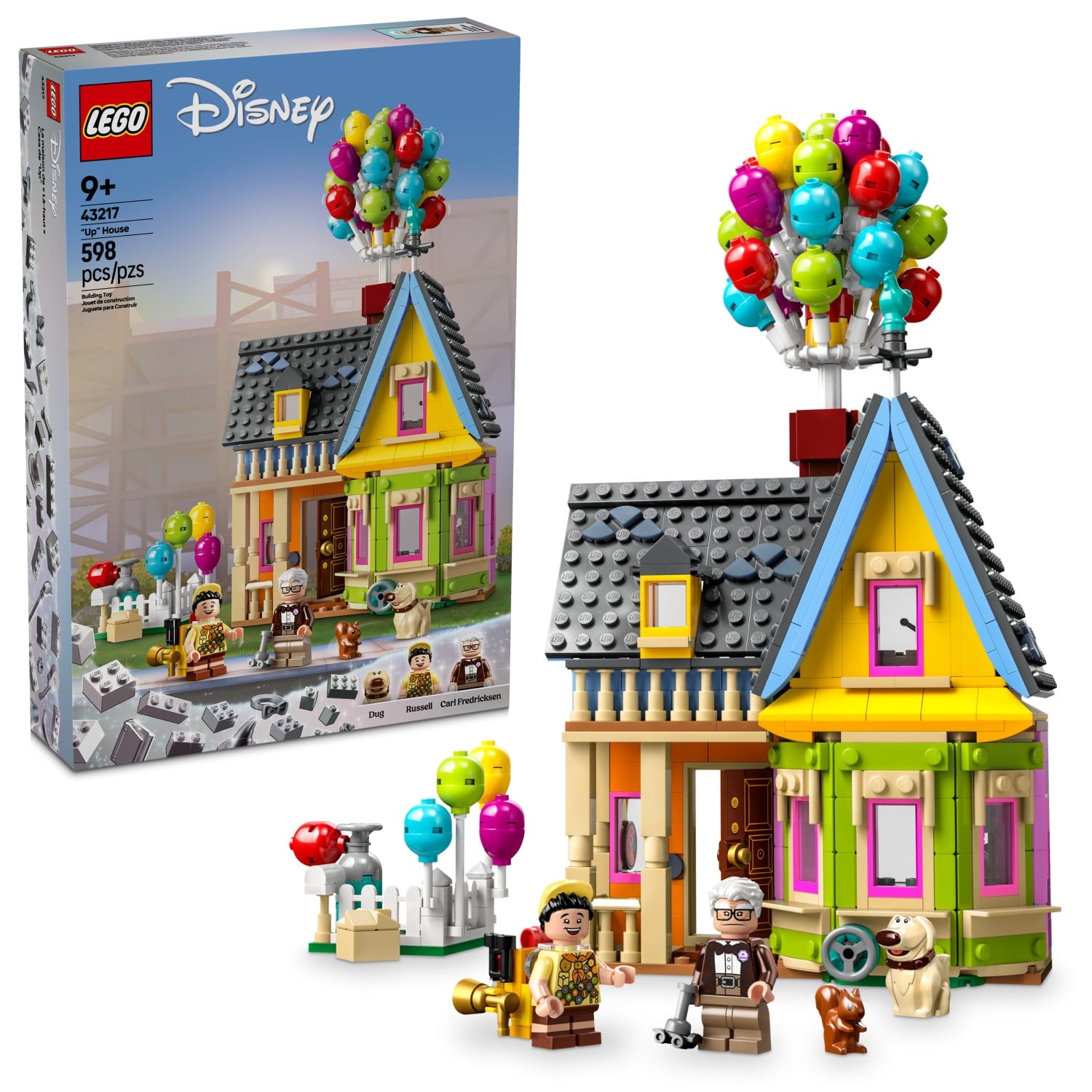 LEGO Disney and Pixar ‘Up’ House 43217 Disney 100 Celebration Classic Building Toy Set for Kids and Movie Fans Ages 9+, A Fun Gift for Disney Fans and Anyone Who Loves Creative Play