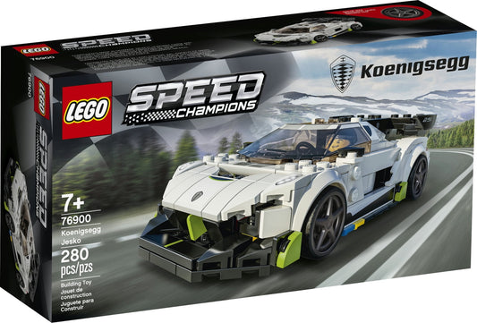 LEGO Speed Champions Koenigsegg Jesko 76900 White Racing Car Building Set