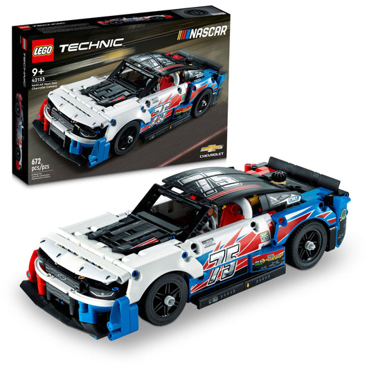 LEGO Technic NASCAR Next Gen Chevrolet Camaro ZL1 Building Set, Model Toy Car Racing Kit, 42153