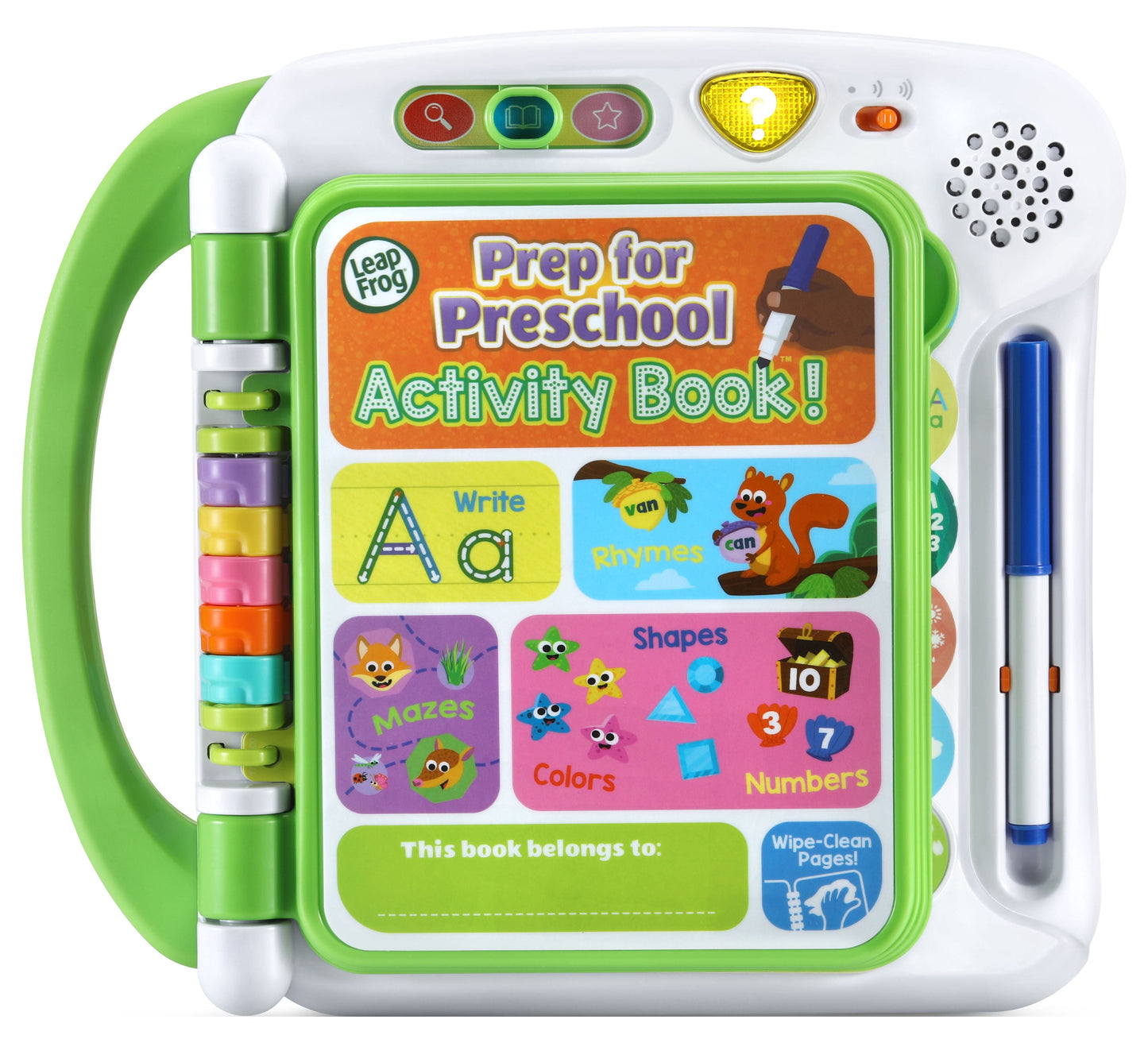 LeapFrog Prep for Preschool Activity Book™ Electronic Learning Systems with Accessories Included, Baby and Toddler Toys