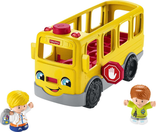 Little People Musical Toddler Toy Sit with Me School Bus with Lights Sounds for Ages 1+ Years