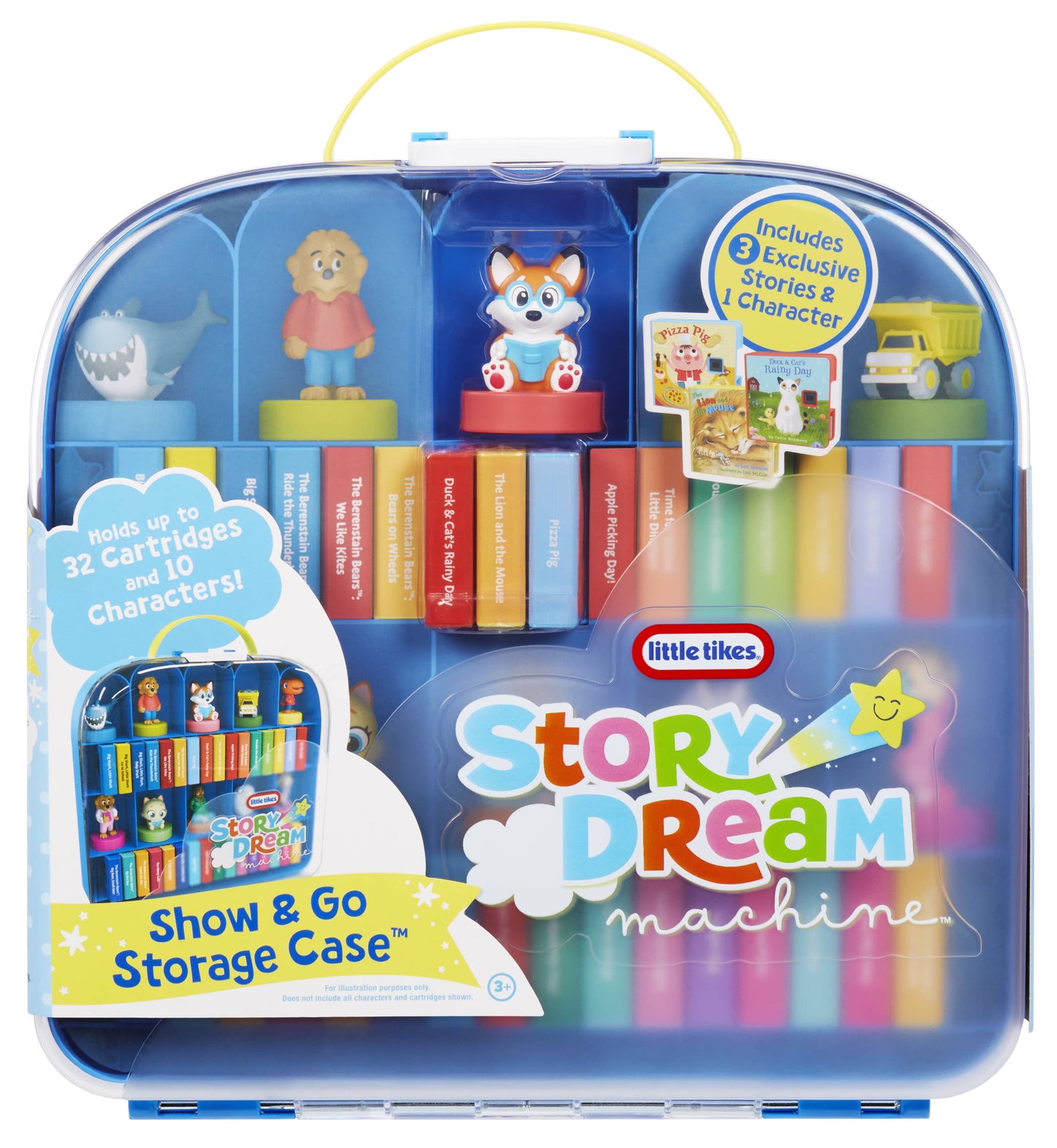 Little Tikes Story Dream Machine Show & Go Storage Case, Exclusive Stories & Character