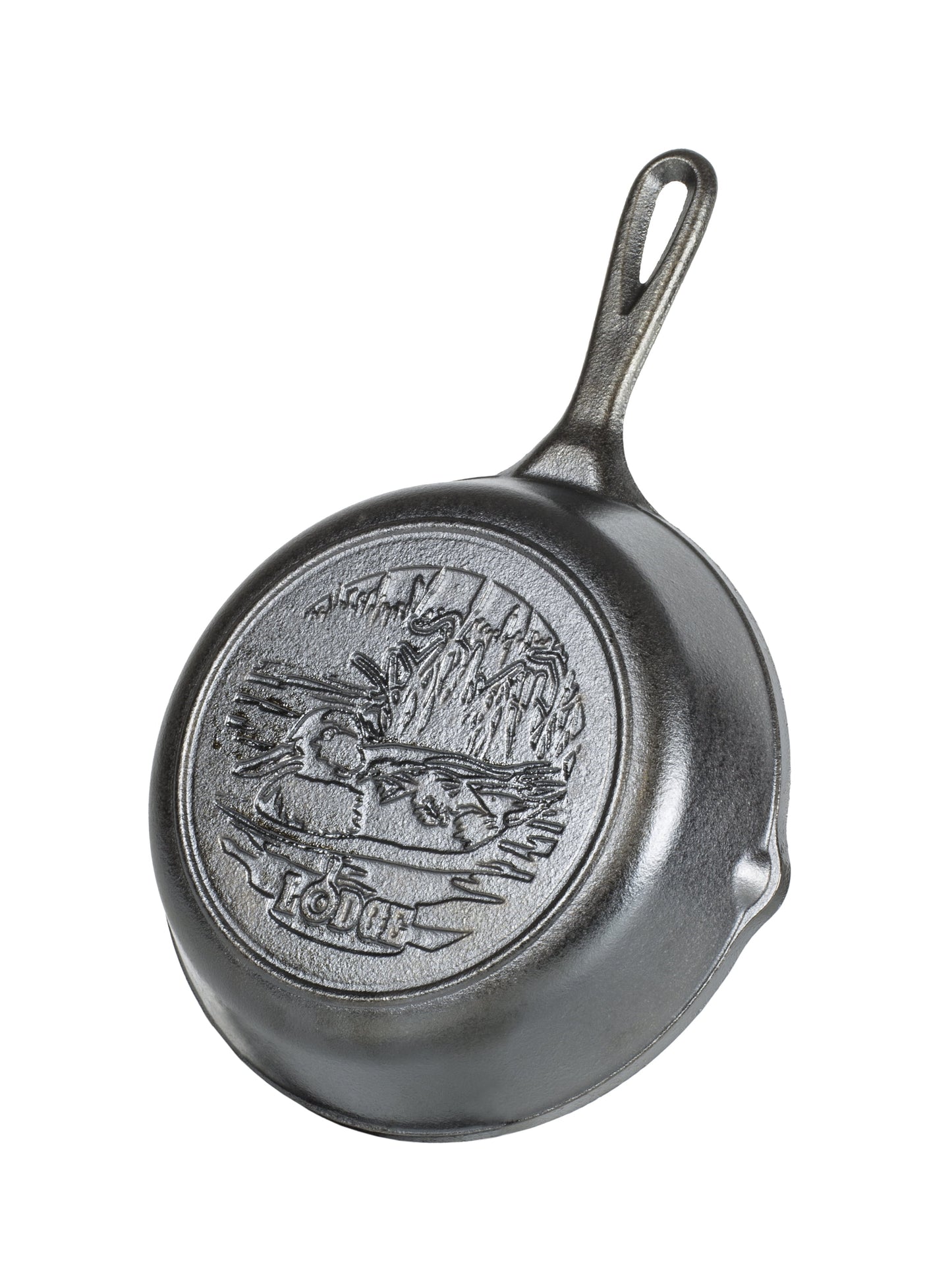 Lodge Wildlife Series 8" Cast Iron Skillet Duck Scene, L5SKWLDK