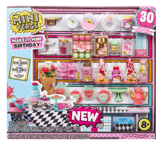 MGA's Miniverse Make It Mini Birthday Multi-Pack, Walmart Exclusive, Ages 8+