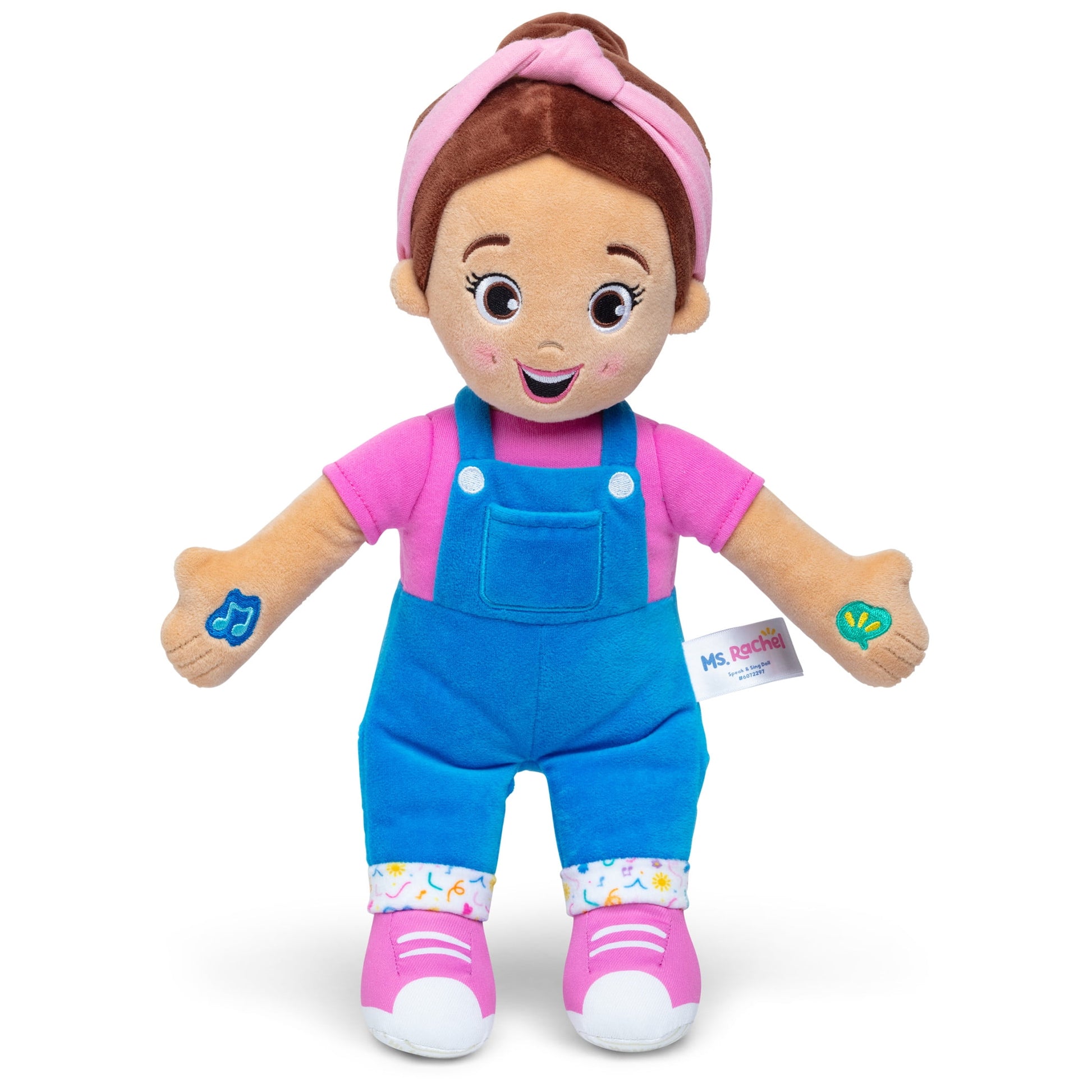 Ms. Rachel Official Speak & Sing 16-Inch Plush Doll for Ages 6 Months to 3+ Years