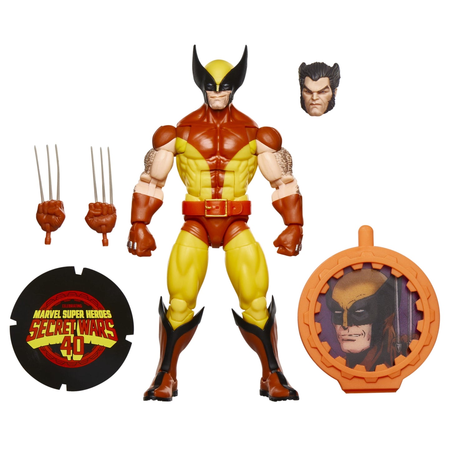 Marvel Legends Series Secret Wars Wolverine, Retro Marvel Comics Collectible Action Figure (6”)