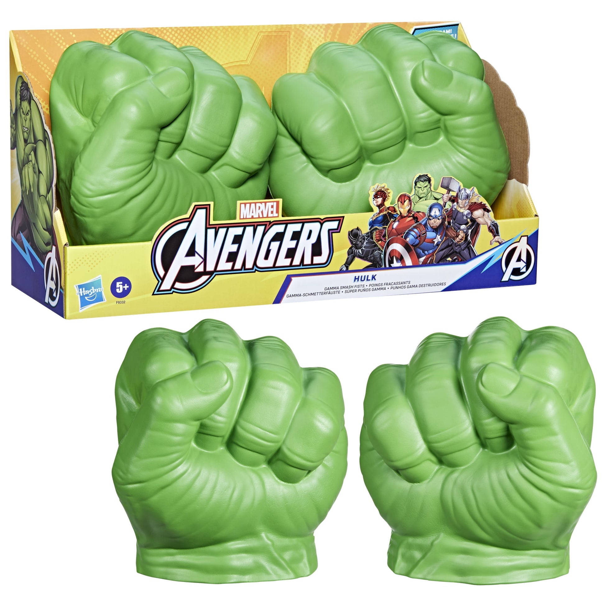 Marvel Avengers Hulk Gamma Smash Fists, Kids Halloween Costumes, Ages 5+