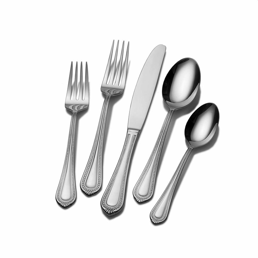 Mikasa Regent Bead 18/10 Stainless Steel 5pc. Place Setting (Service for One)