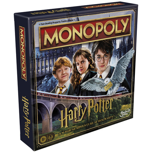 Monopoly Harry Potter Edition Board Game, Family Games for 2 to 6 Players, Ages 8+