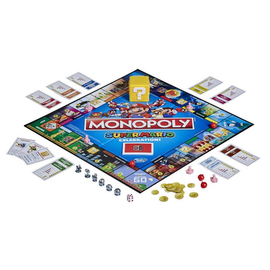 Monopoly Super Mario Celebration Edition Board Game for Kids and Family Ages 8 and Up, 2-6 Players