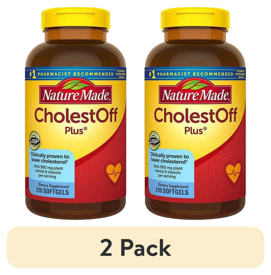 (2 pack) Nature Made CholestOFF Plus, 210 Softgels