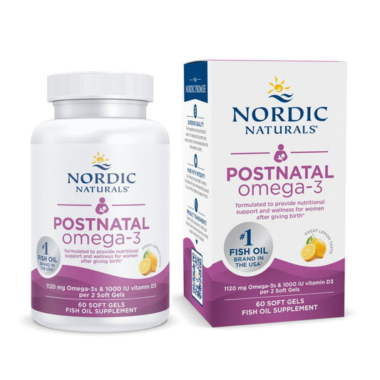 Nordic Naturals - Postnatal Omega-3 Lemon 1120 mg. - 60 Softgels