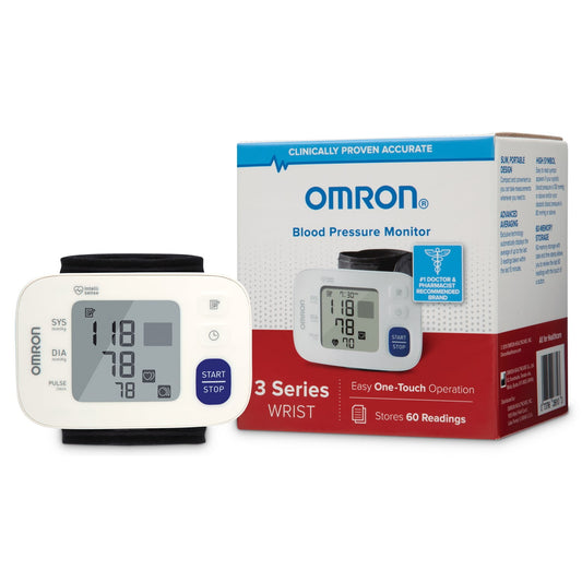 NEW Omron 3 Series Wrist Blood Pressure Monitor (Model BP6100)