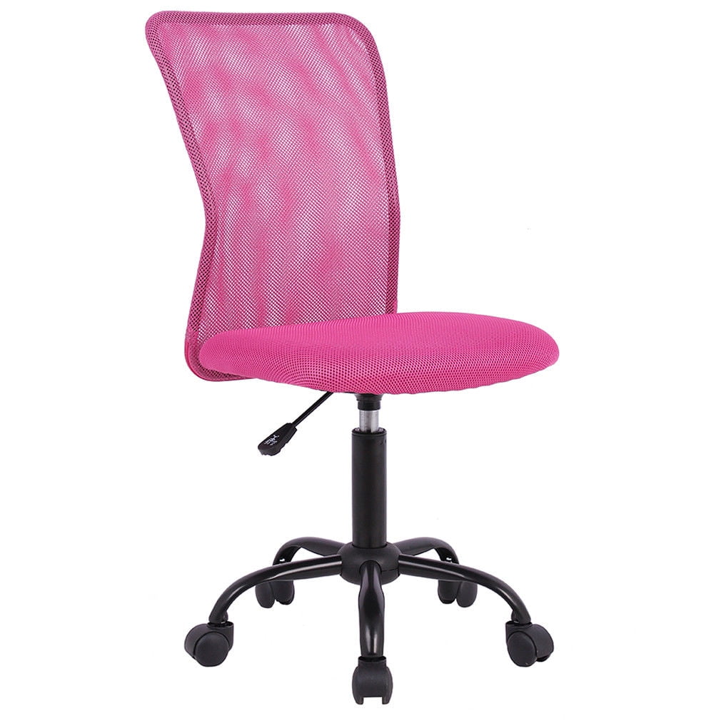 BestOffice Ergonomic Office Chair, Lumbar Support, Rolling Swivel for Women(Pink)