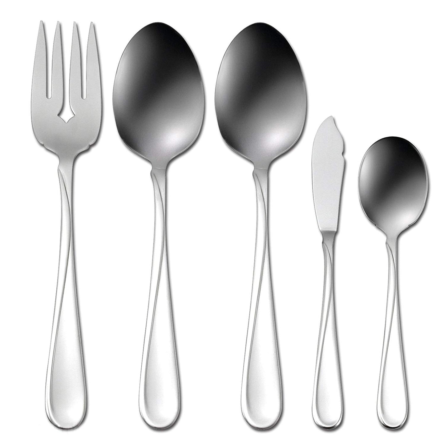 Oneida Flight 45-Piece Stainless-Steel Flatware Set, Service for 8 (2865045A)