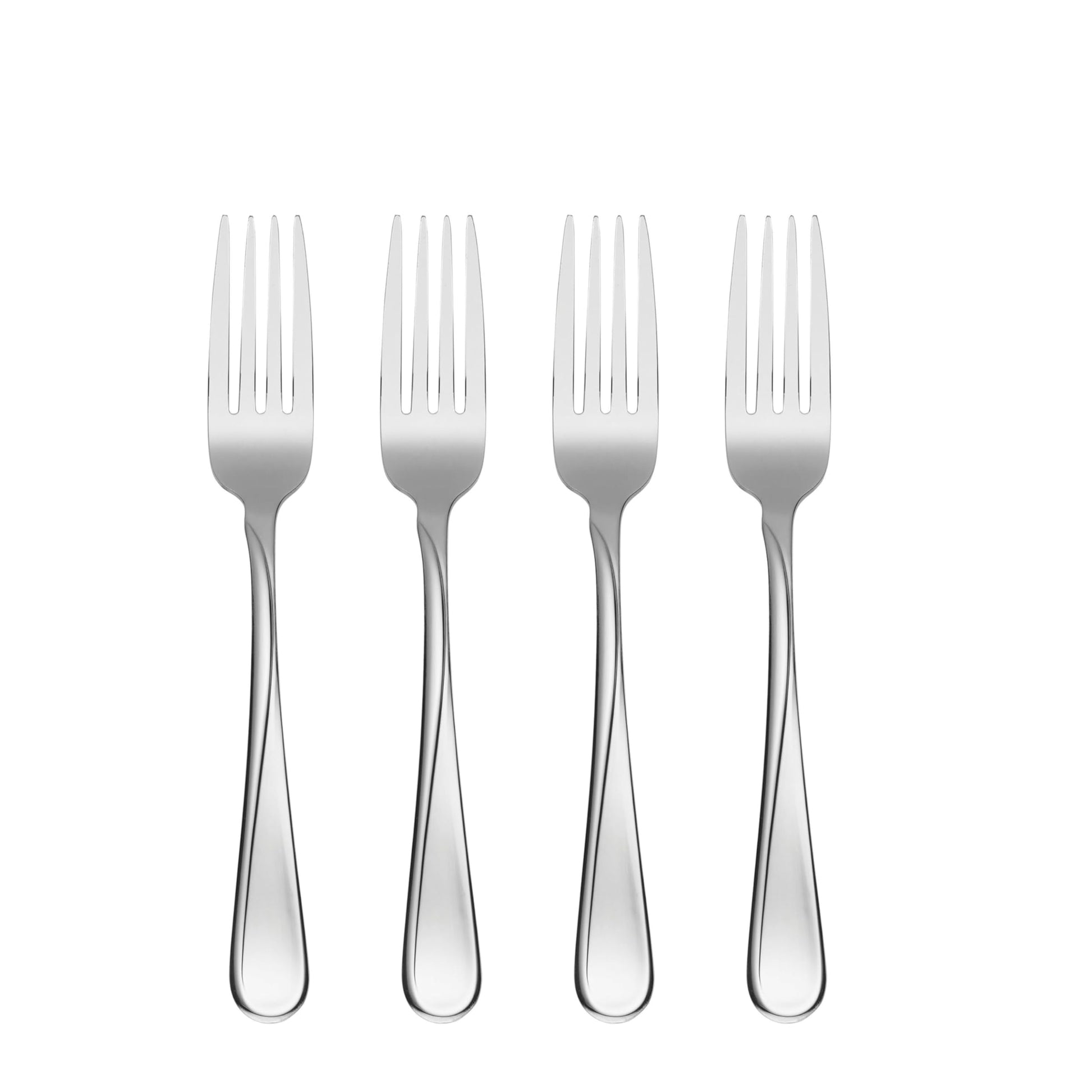 Oneida Flight Everyday Flatware Dinner Forks, Set of 4