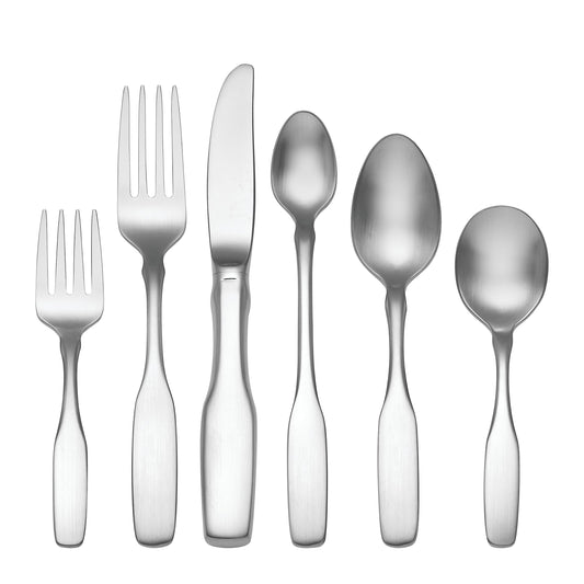 Oneida Paul Revere 6-Piece Progress Set, Service for 1, Stainless Steel Flatware Set