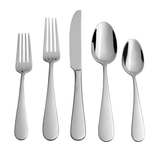 Oneida Teso 40-Piece Silverware Set with Caddy (Service for 8)