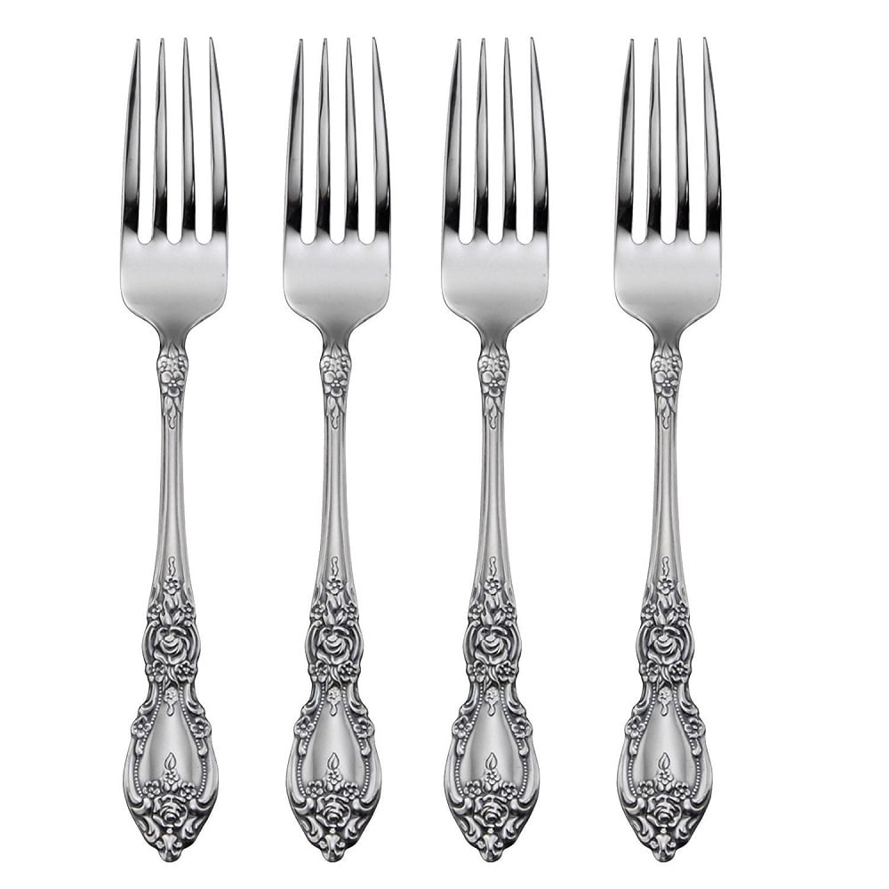 Oneida Wordsworth Stainless Steel Dinner Fork (Set of Four)